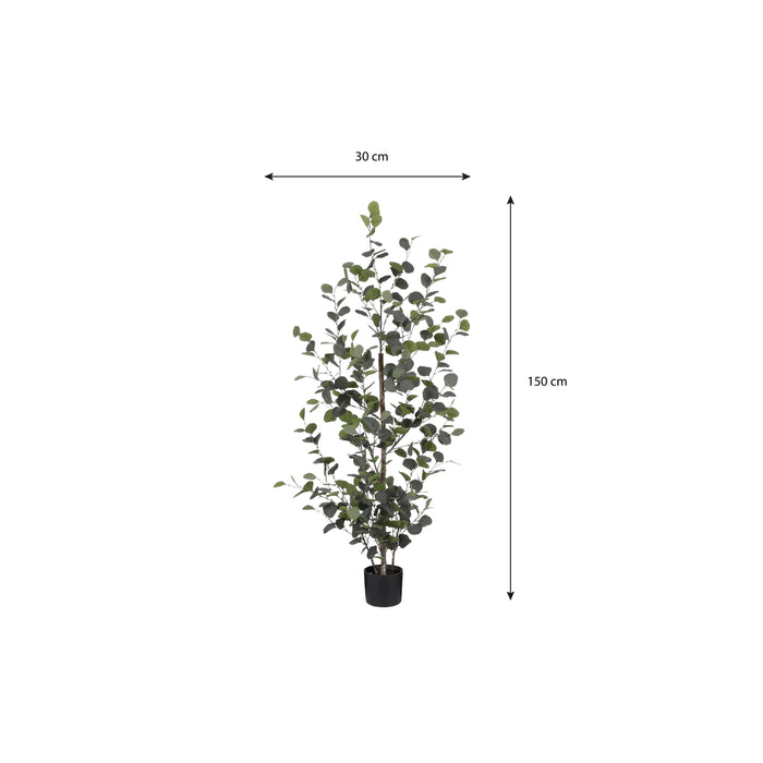 Mica Decorations Eucalyptus Kunstplant - H150 x Ø30 cm - Groen