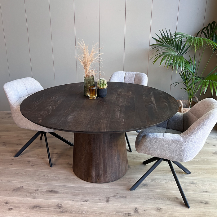 Eetkamertafel Oslo 150cm Bruin