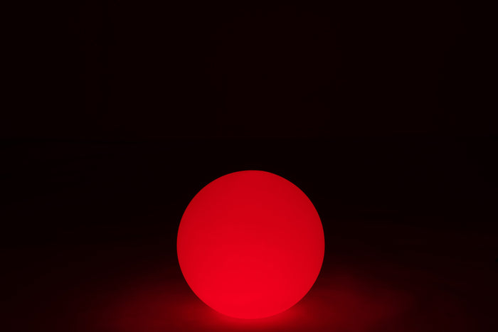 Lamp | Kunststof | Wit - Fuchsia | 39x39x (h)38 Cm