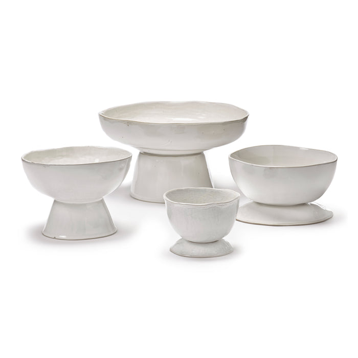 SERAX - Marie Michielssen - La Mère Serveerschaal op Voet - Off-White