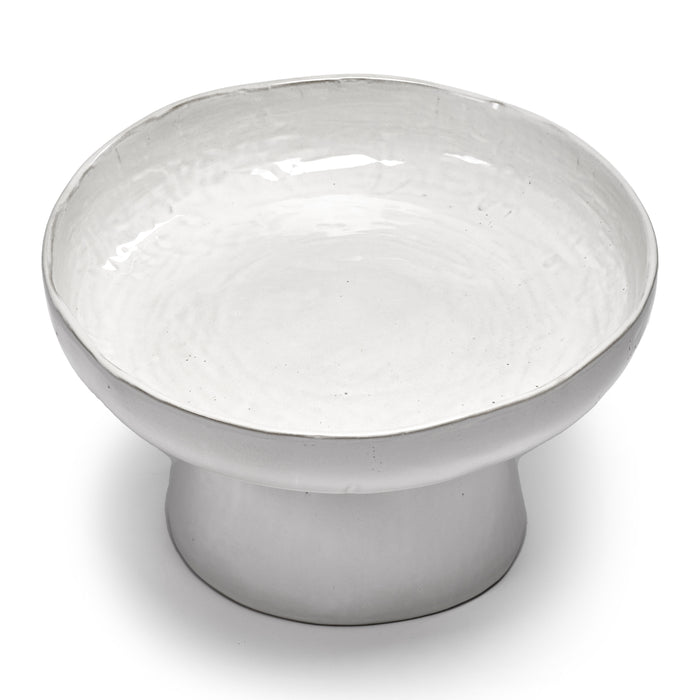 SERAX - Marie Michielssen - La Mère Serveerschaal op Voet - Off-White