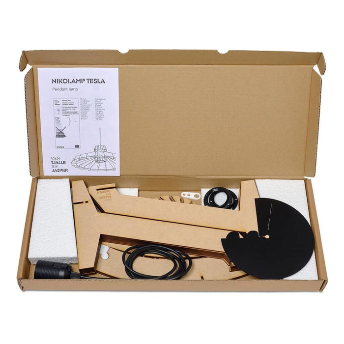 Van Tjalle en Jasper Nikolamp Tesla hanglamp - Aged Pink