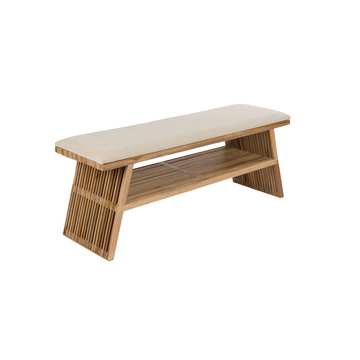 Housecraft Living Djia Bankje Teak Hout - Bruin