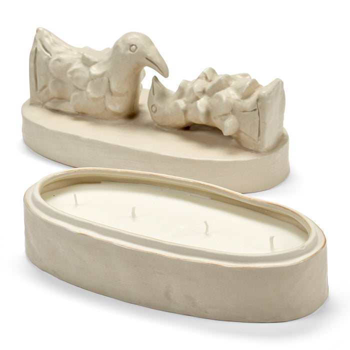 SERAX - Bella Silva - Encensoir Geurkaars L - Ivory