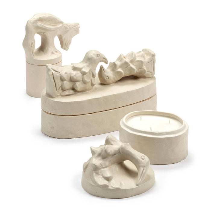 SERAX - Bella Silva - Encensoir Geurkaars L - Ivory