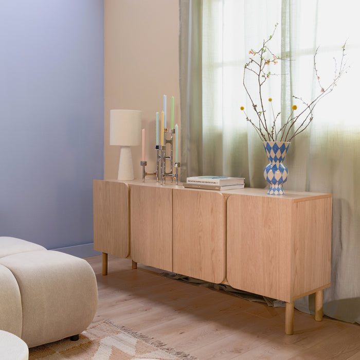 by fonQ Ole Dressoir 4-deurs - Licht Eiken