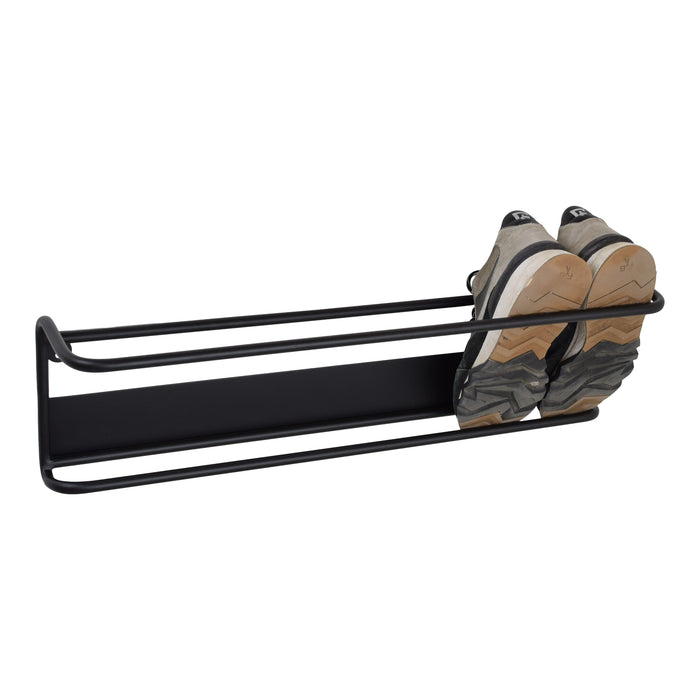 LOFT42 Wandschoenenrek Phill - Zwart - Metaal - 70x20x15