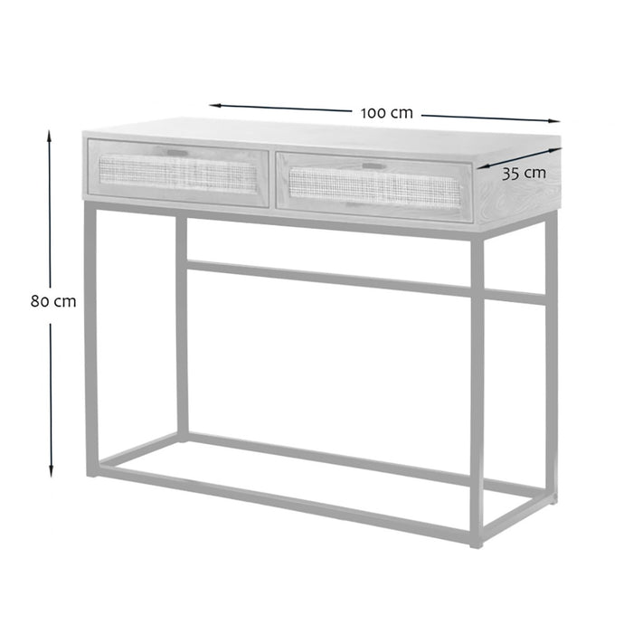 Calicosy - Consoletafel Jaya - 100 cm