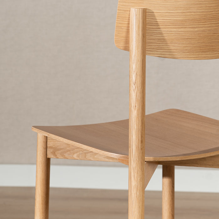 Bronx71 Scandinavische barkruk Miquel naturel eiken 78,5 cm