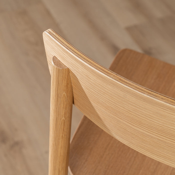 Bronx71 Scandinavische barkruk Reza naturel eiken 68,5 cm