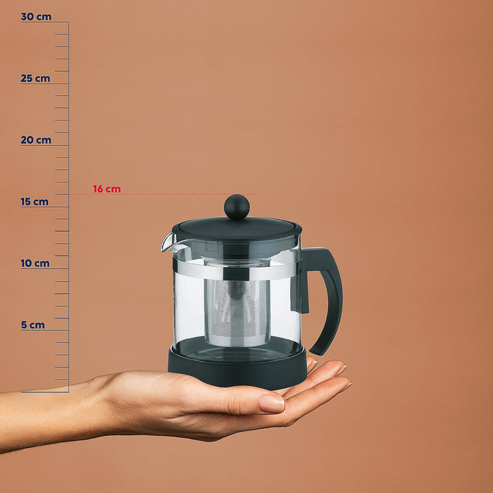 Kela - Theepot 1 L, Zwart - Kela | Auron