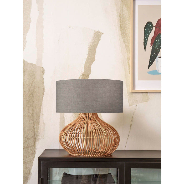GOOD&MOJO Tafellamp Kalahari - Taupe|Rotan - Ø47cm