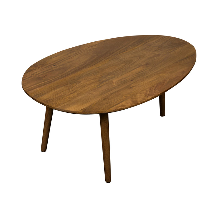 Salontafel (set Van 2) Ales Bruin|Hout - Mango|Hout - Naturel