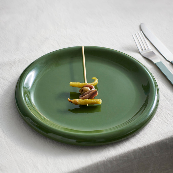 HAY Barro Ontbijtborden Ø 18 cm - Set van 2 - Groen