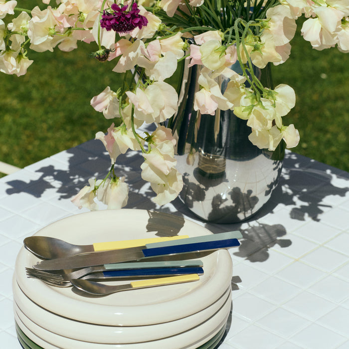 HAY Barro Dinerborden Ø 24 cm - Set van 2 - Gebroken Wit