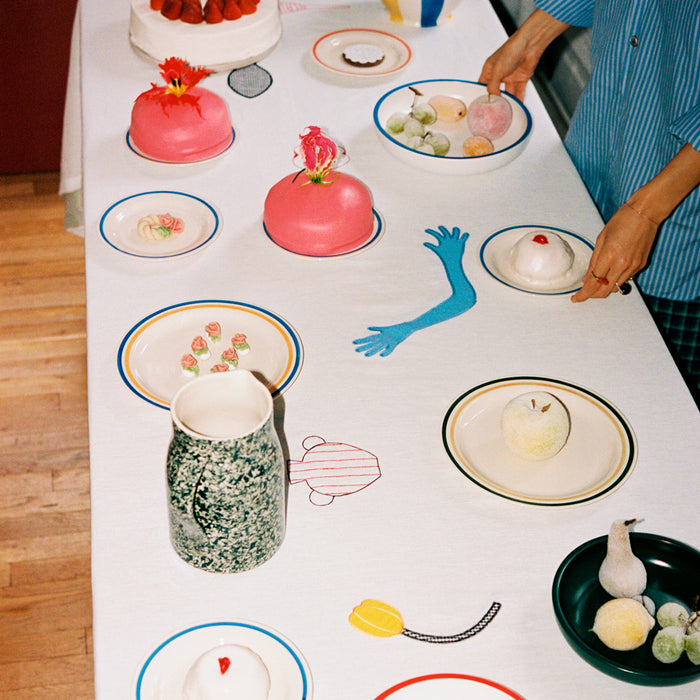 HAY Sobremesa Ontbijtborden Ø 18,5 cm - Set van 2 - Rood