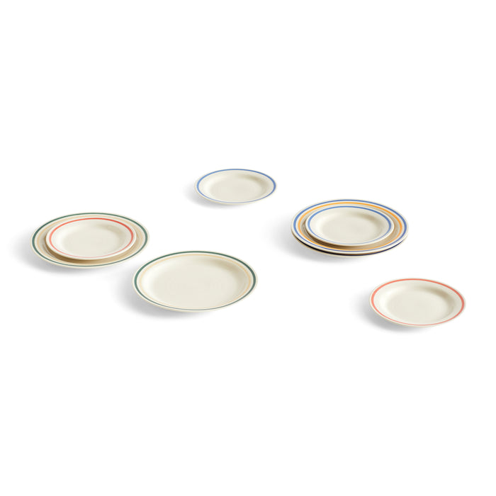 HAY Sobremesa Dinerborden Ø 24,5 cm - Set van 2 - Groen / Zand