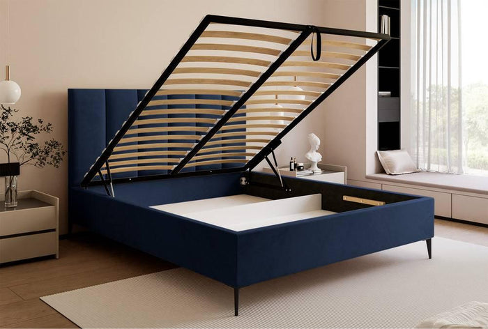 NADUVI Collection Bedframe Carolina met opbergvak velvet 140x200