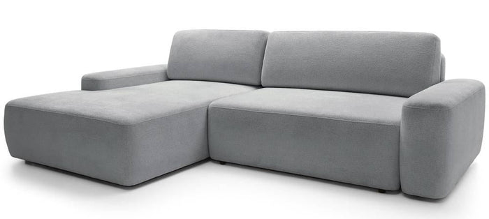 NADUVI Collection Hoekslaapbank Elis links met opbergvak chenille