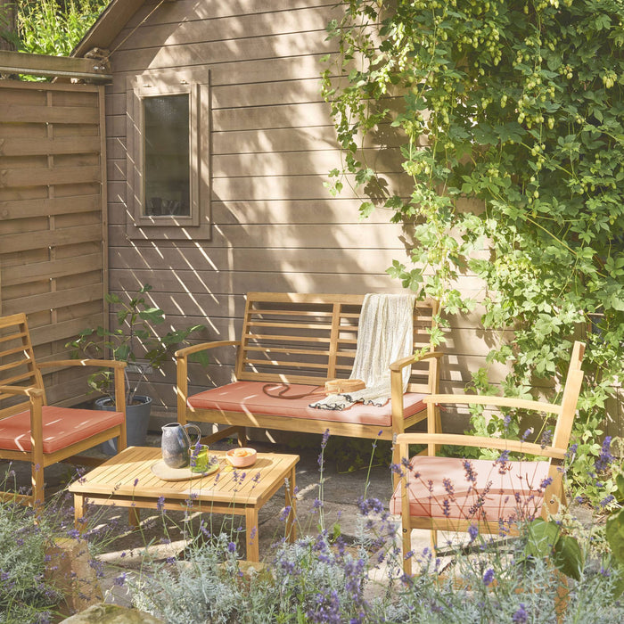 sweeek - Acaciahouten tuinset voor 4 personen