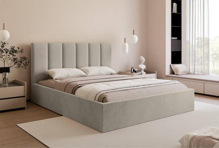 NADUVI Collection Bedframe Carolina met opbergvak velvet 140x200