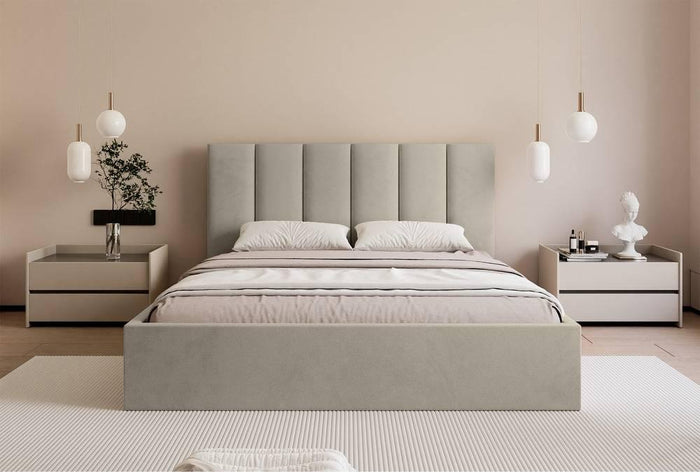 NADUVI Collection Bedframe Carolina met opbergvak velvet 140x200