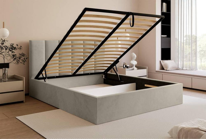 NADUVI Collection Bedframe Carolina met opbergvak velvet 140x200