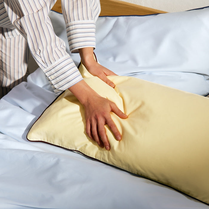 noo.ma OBA Kussensloop - 80x80 cm - Sunny Yellow