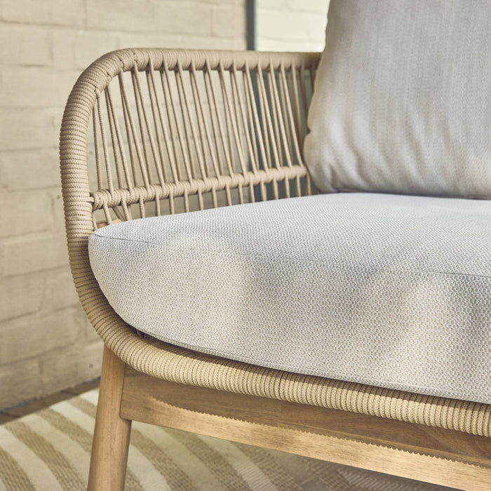 sweeek - Tuinset van acacia met touw, 5 plaatsen