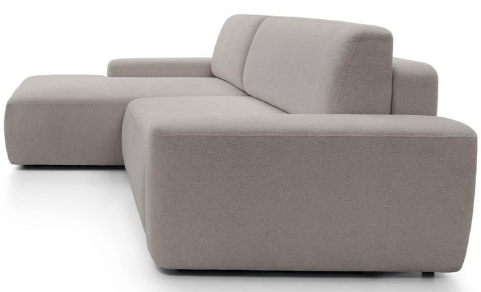 NADUVI Collection Hoekslaapbank Elis links met opbergvak chenille