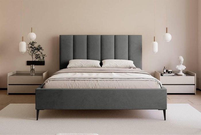 NADUVI Collection Bedframe Carolina met opbergvak velvet 180x200