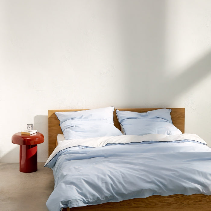 noo.ma OBA Kussensloop - 40x80 cm - Baby Blue