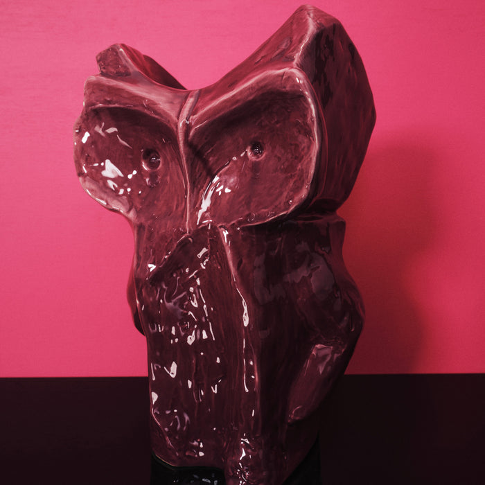 SERAX - Marni - Owl After Midnight Vaas S - Aubergine