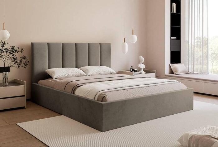 NADUVI Collection Bedframe Carolina met opbergvak velvet 180x200