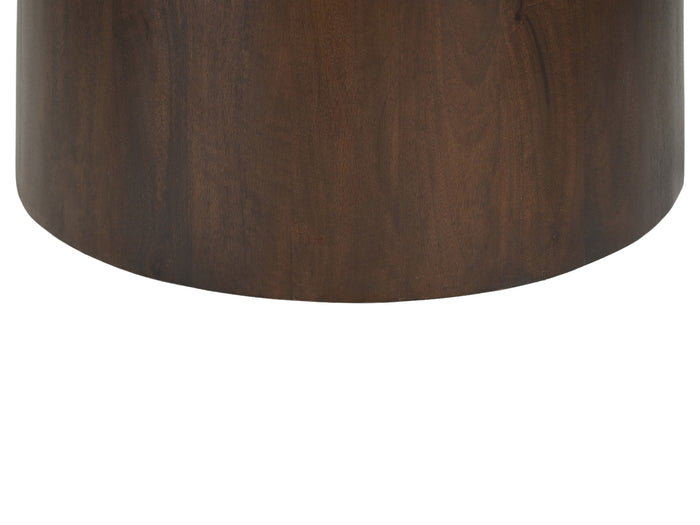 Livingfurn - Eettafel Ivoor Mangohout - 130x130x76cm - Bottecino