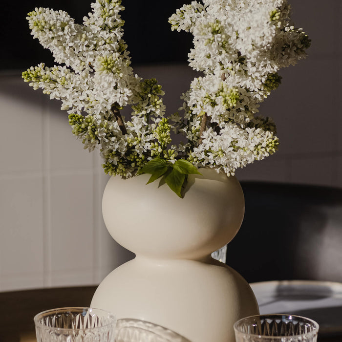 noo.ma TUGA Ceramic Vase - Piazza Beige