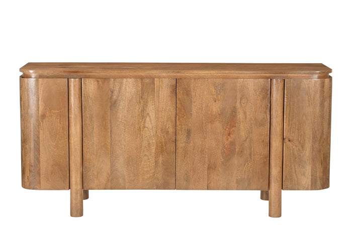 Livingfurn - Dressoir Naturel Mangohout - 170x40x80cm - Salano
