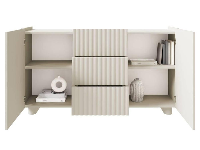 NADUVI Collection Ladekast Cassidy drie lades twee deurs