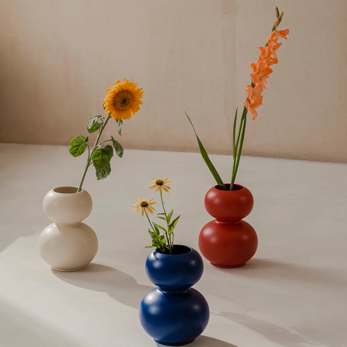 noo.ma TUGA Ceramic Vase - Piazza Beige