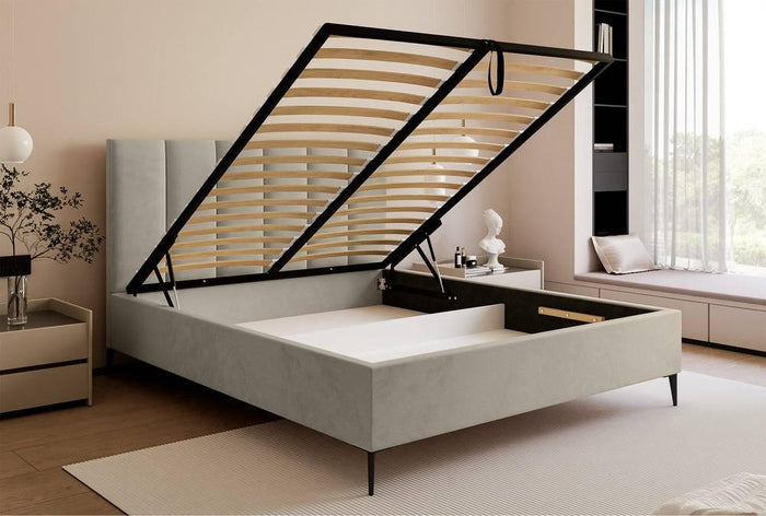 NADUVI Collection Bedframe Carolina met opbergvak velvet 140x200