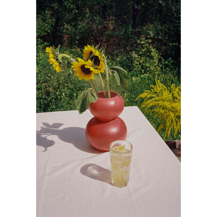 noo.ma TUGA Ceramic Vase - Poppy Red