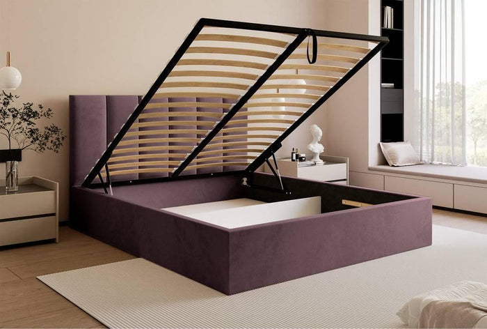 NADUVI Collection Bedframe Carolina met opbergvak velvet 140x200