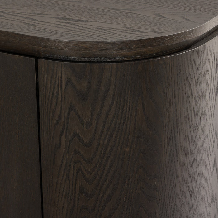 Livingfurn - Kabinet Bruin Eikenfineer - 115x43x180cm - Tobago