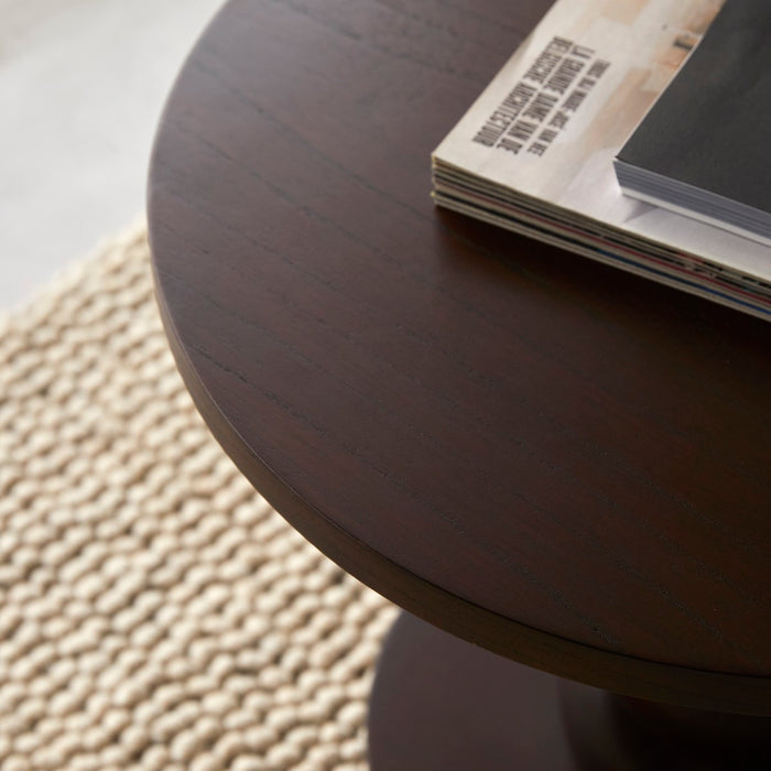 Tikamoon - Bijzettafeltje in mindihout Liza, bruin