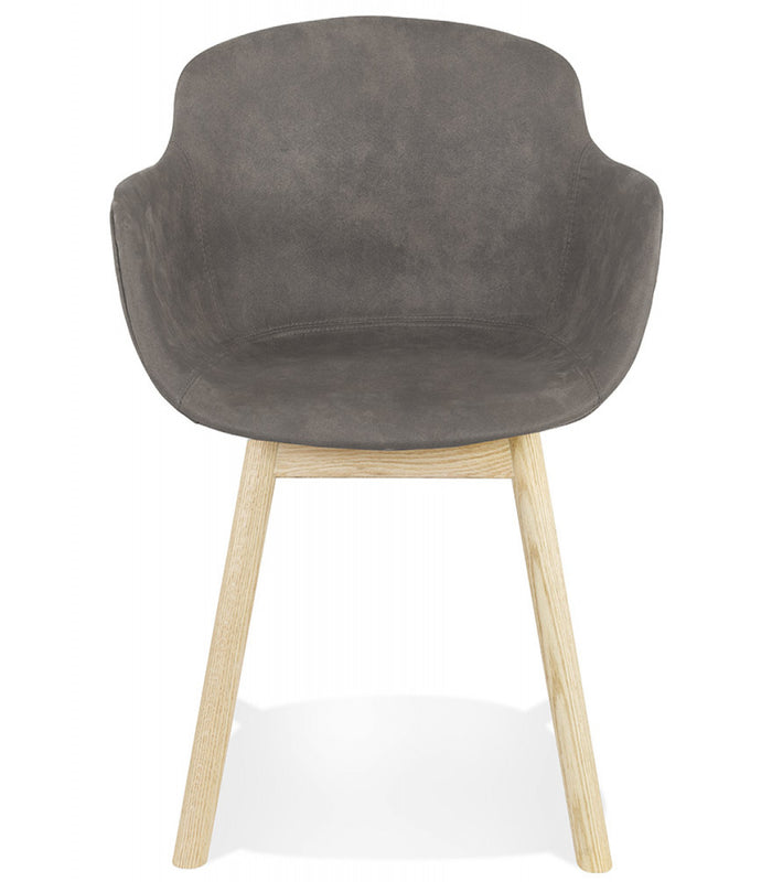 ALTEREGO RUPERT Stoel met armleuningen - Grijs