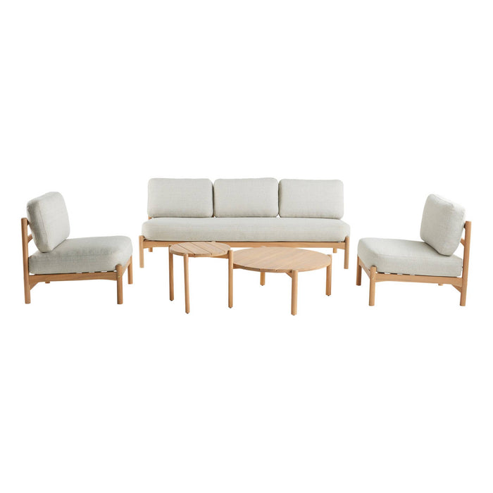 sweeek - Tuinset 5 plaatsen van acaciahout