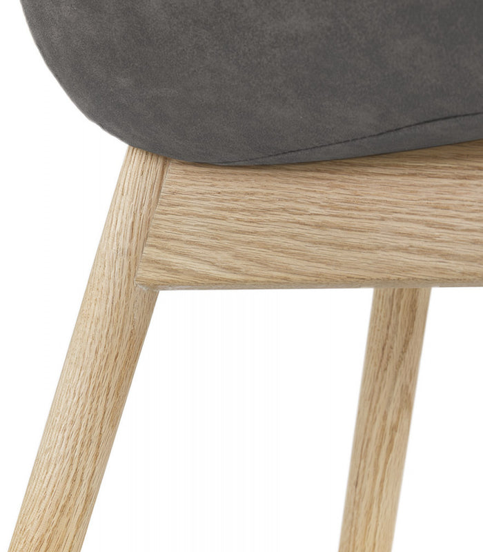 ALTEREGO RUPERT Stoel met armleuningen - Grijs