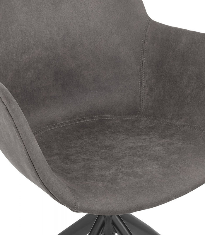 ALTEREGO SOUND Stoel met armleuningen - Grijs