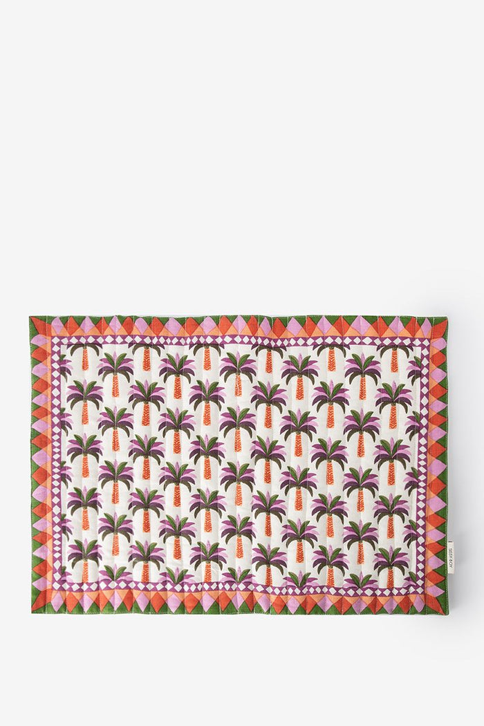 Sissy-Boy Multicolour placemats met palmboom print