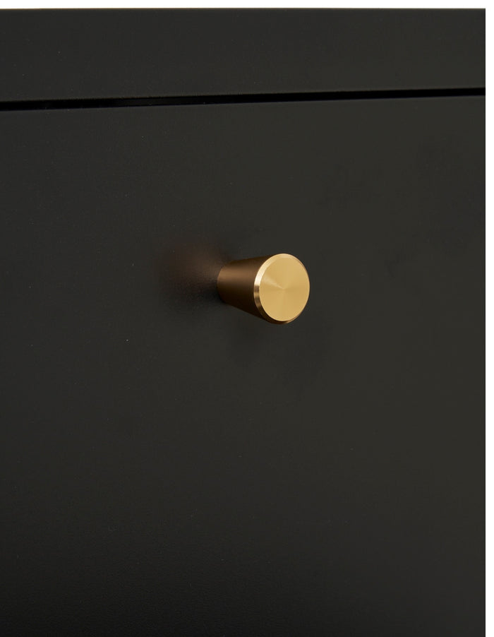 House Nordic Dalby Zwart Ladekast 2-Lades